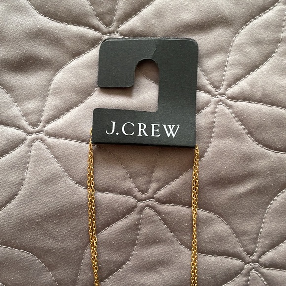 J. Crew Layered Chevron Beaded Necklace Blue - Picture 3 of 5